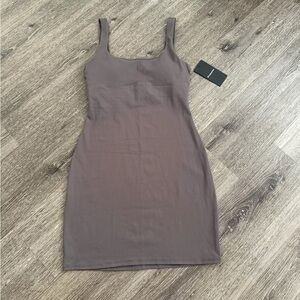 Fabletics Taupe Mini Dress